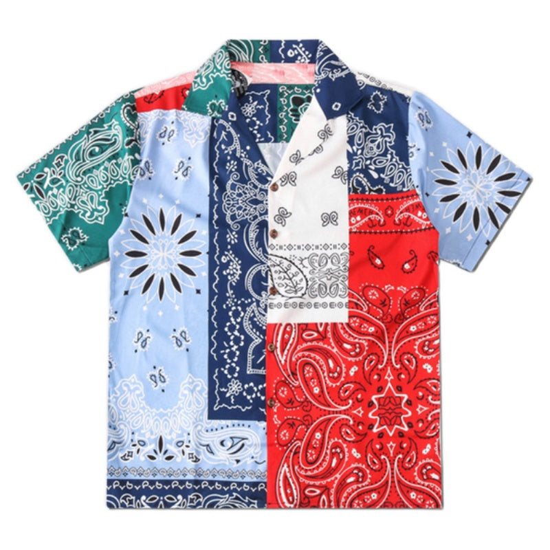 73r1 - Cashewbreeze Floral Oxford Shirt