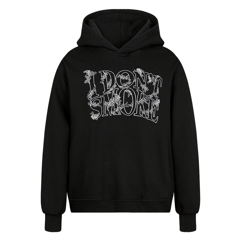 73r1 - Washed Cotton Hoodie with Printed Logo Variants