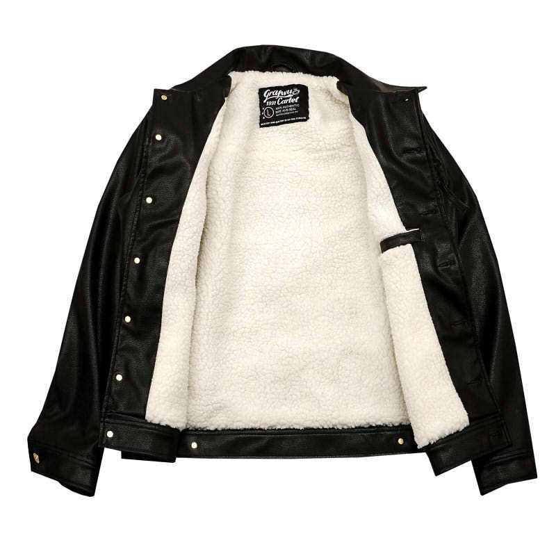 73r1 - Chaqueta Casual Imitación Leather