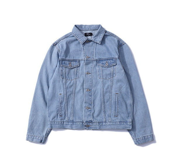 73r1 - Hand-Painted Saint Oil Denim Jacket