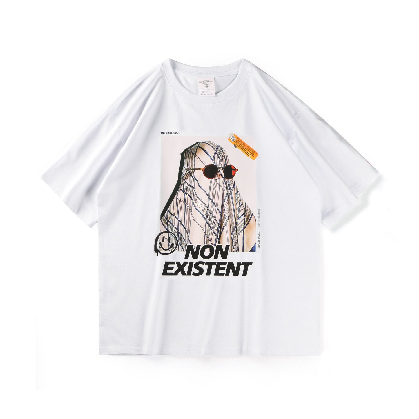 73r1 - Funny Print Loose Tee