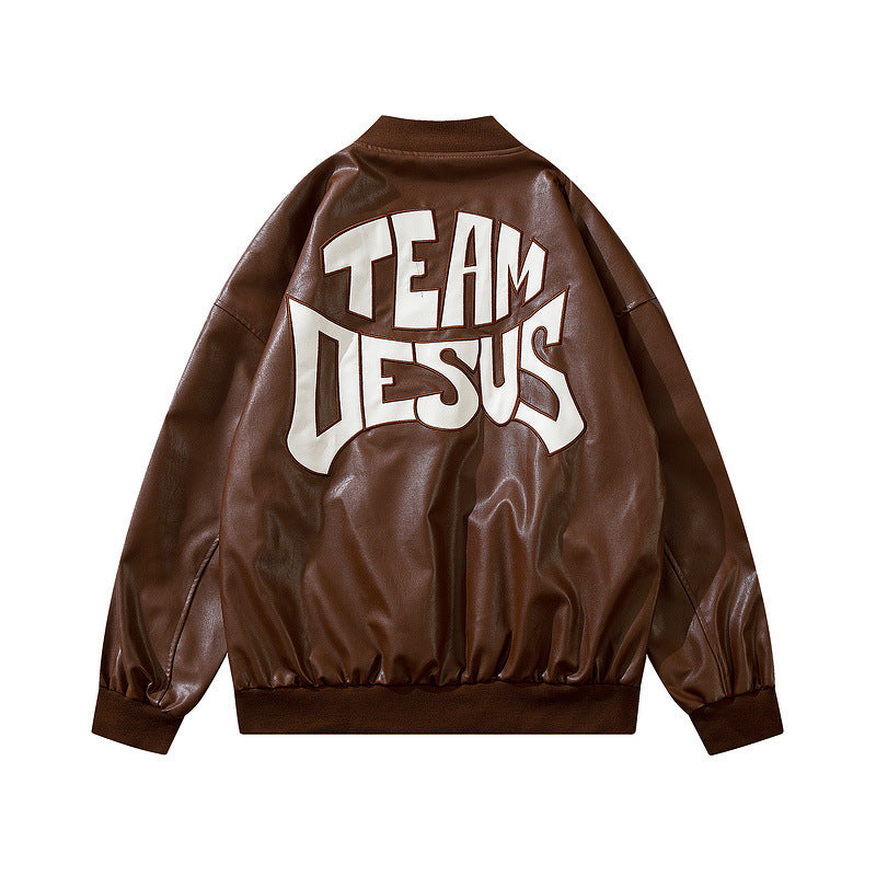 73r1 - Loose Hip Hop Couple Jacket Coat Tide Brand