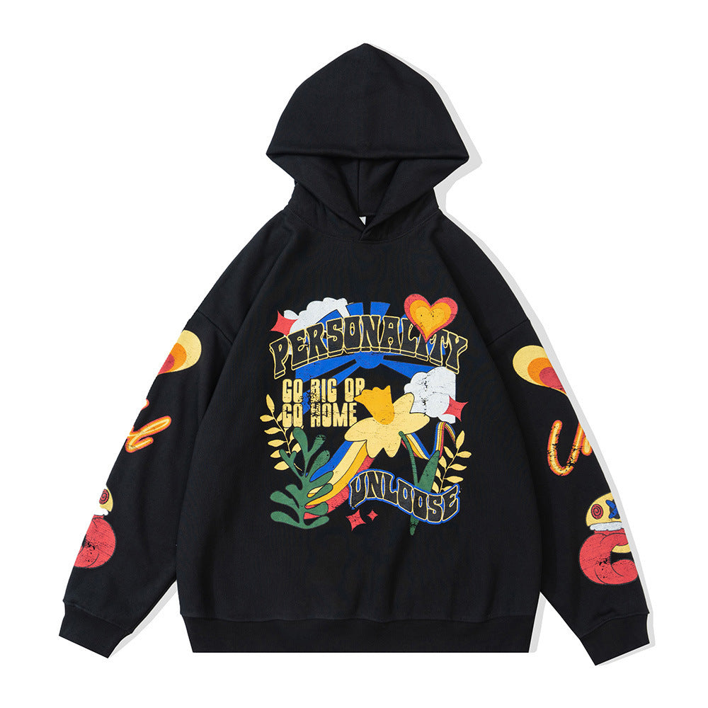 73r1 - Printed Urban Hoodie