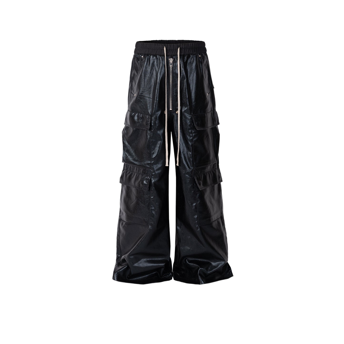 73r1 – DarkLegion Capsule · Wide-Legged Black Pants · Street Precision Stretch