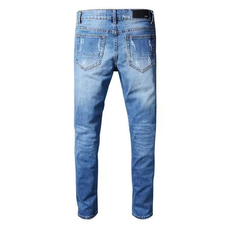 73r1 - Slim Fit Cotton Leisure Denim Trousers