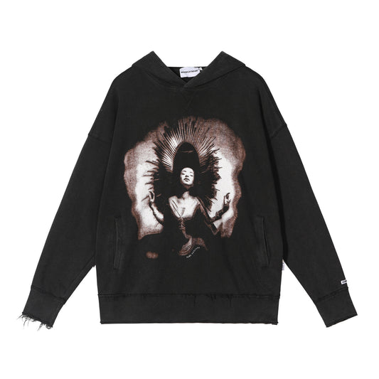 73r1 - Sudadera street con capucha y estampado Devotion Awakening