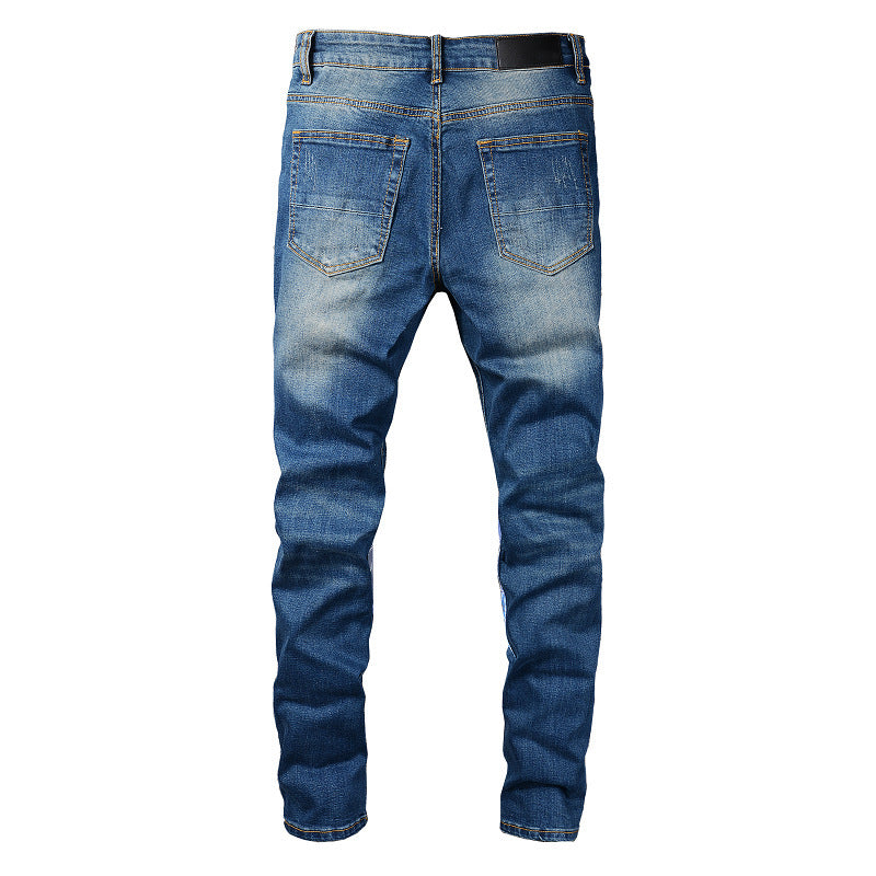 73r1 - Korean Style Ripped Slim Fit Jeans