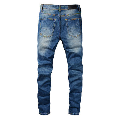 73r1 - Korean Style Ripped Slim Fit Jeans