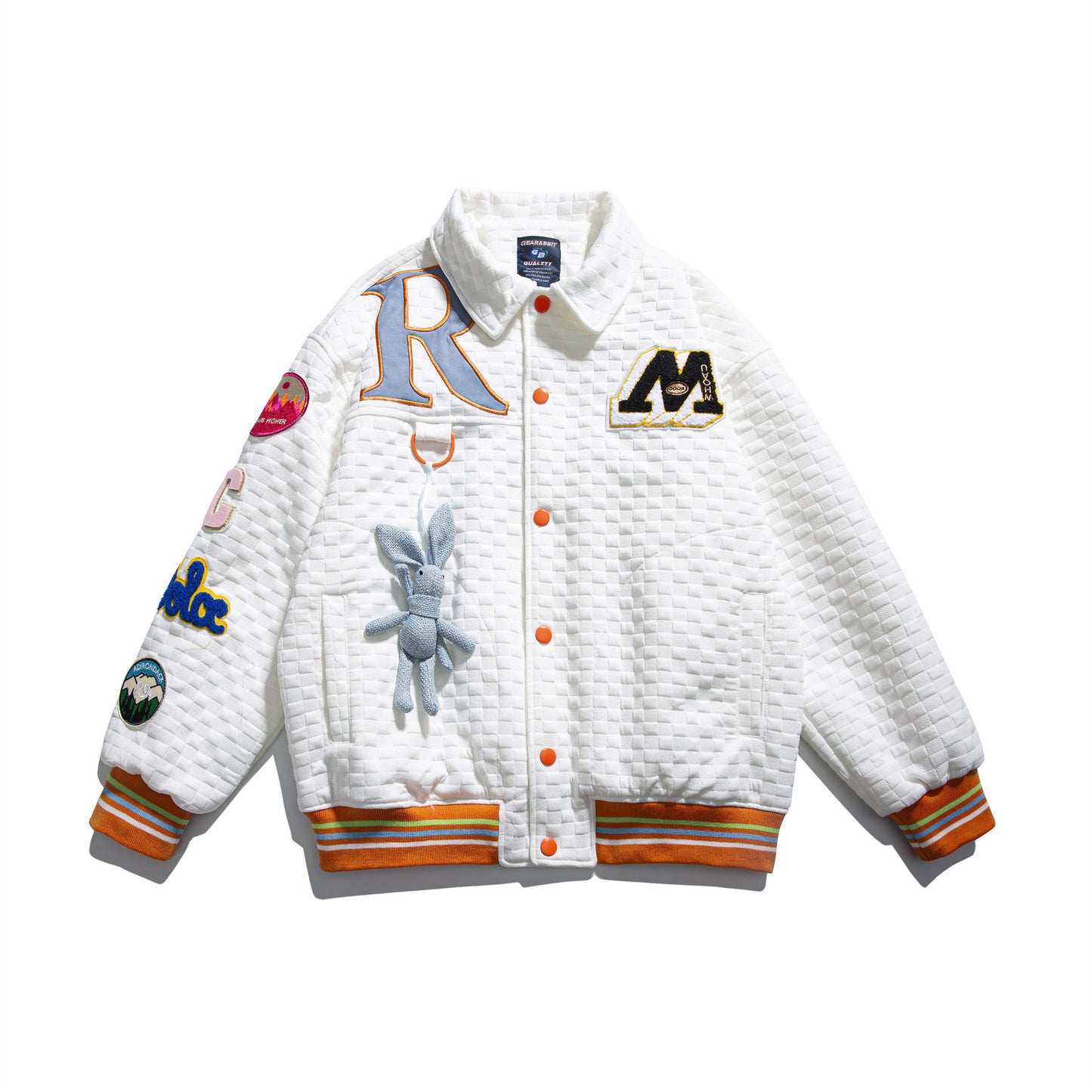 73r1 - Embroidered Loose Street Jacket