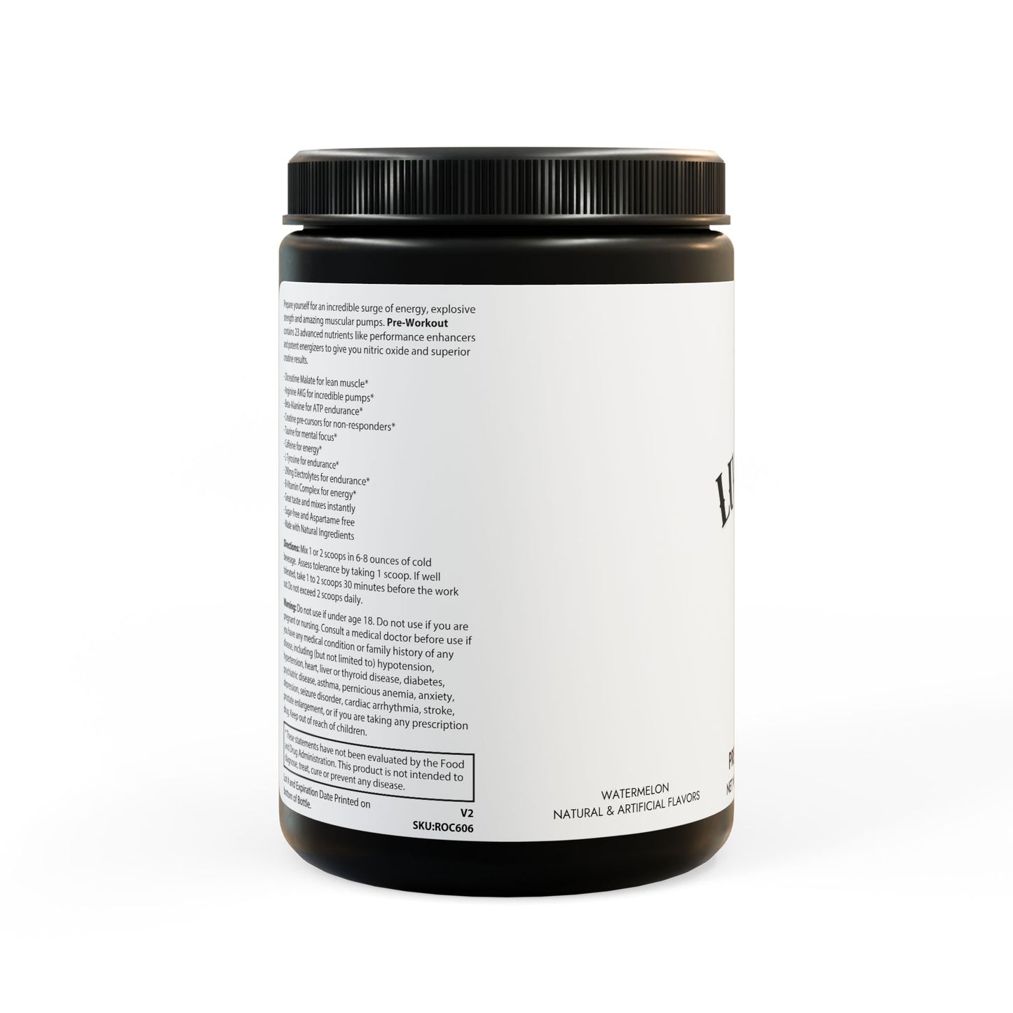 Pre-Workout Supplement 73R1 – Potencia Extrema, Energía y Recuperación (Sabor Sandía) · 300 g (10.58 oz)