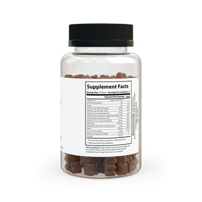 Multivitamin Gummies Supplement for Adults 73R1 – Soporte Antioxidante, Capilar y Energético · 60 gummies