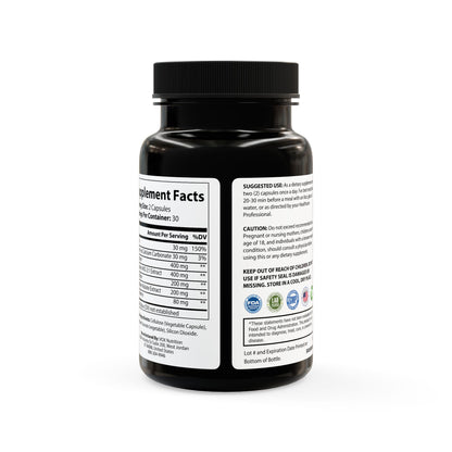 L-Arginine Supplement 73R1 – Rendimiento y Recuperación Muscular · 60 cápsulas