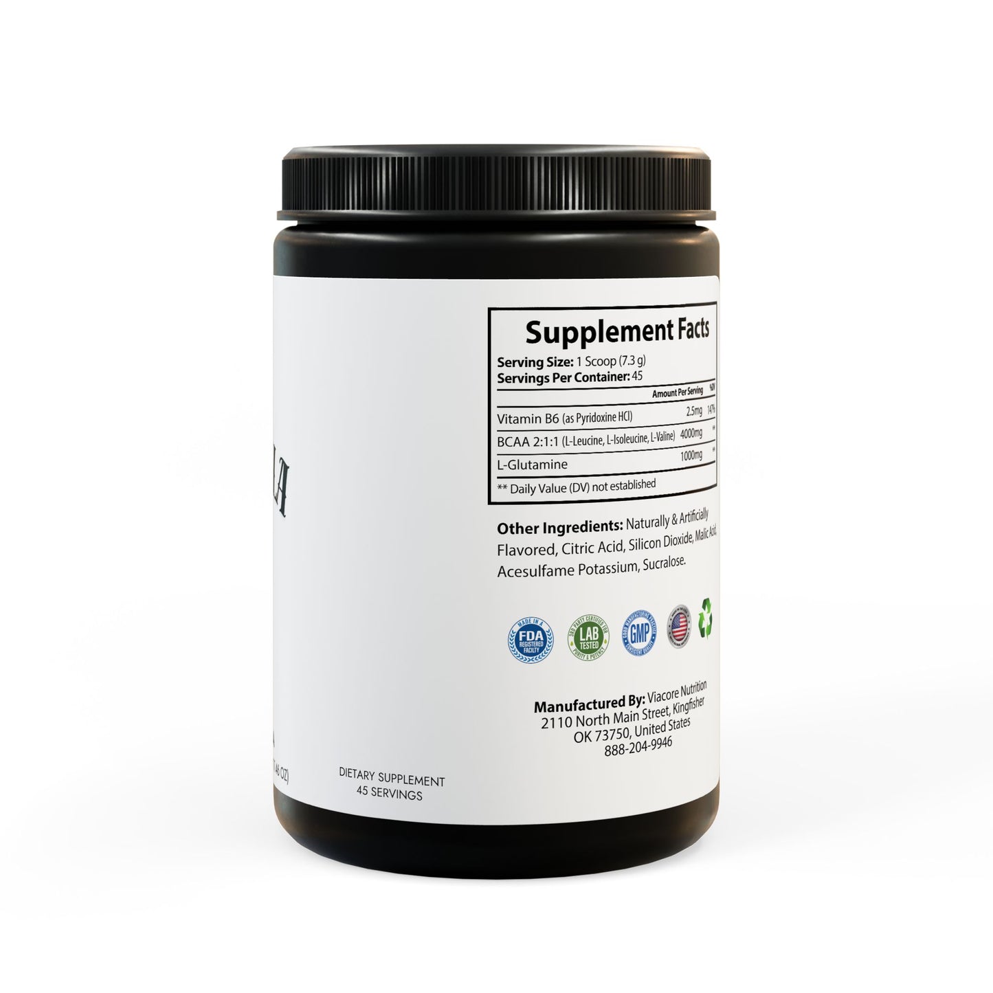 BCAA Supplement 73R1 – Rendimiento y Recuperación Sabor Sandía · 325 g (11.46 oz)
