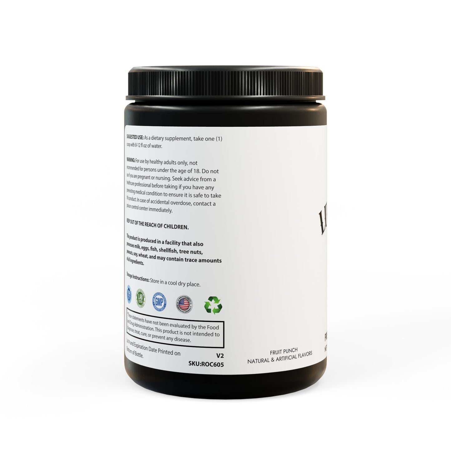 Pre-Workout Supplement 73R1 – Energía, Resistencia y Amplificador Muscular (Sabor Fruit Punch) · 204 g (7.2 oz)