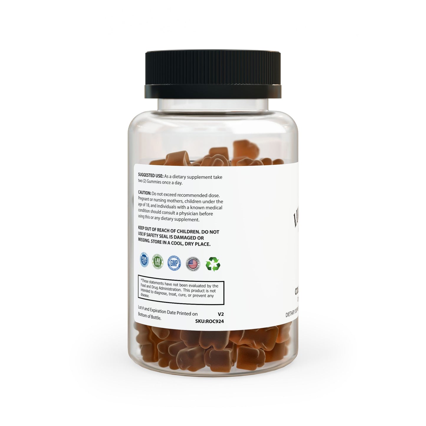 Collagen Gummies Supplement 73R1 – Hidratación Cutánea y Soporte de Colágeno Tipo I y III · 60 gummies