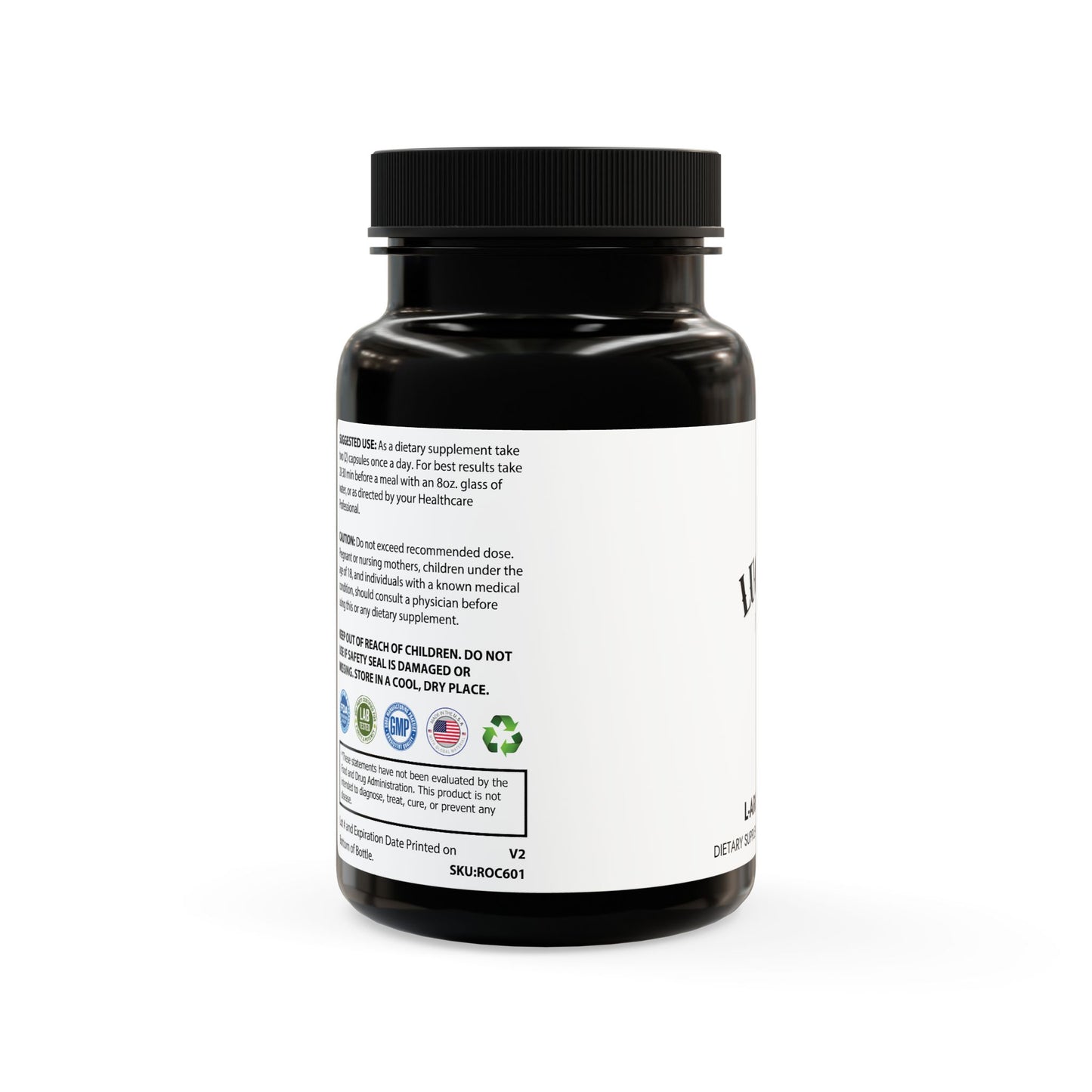 L-Arginine Supplement 73R1 – Rendimiento y Recuperación Muscular · 60 cápsulas