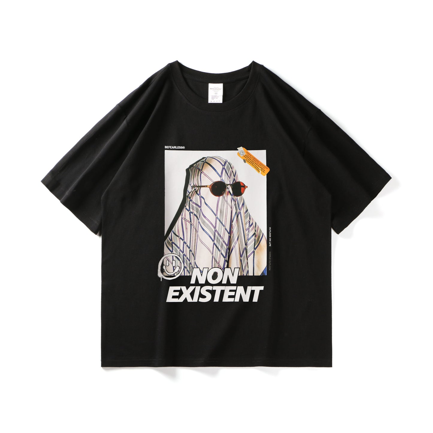 73r1 - Funny Print Loose Tee