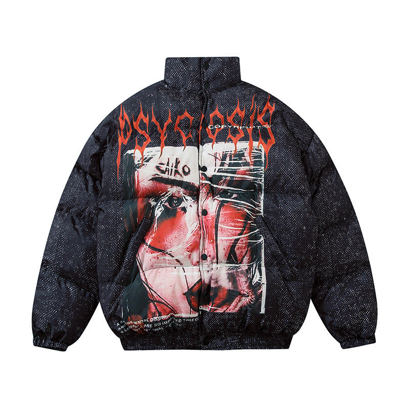 73r1 - West Coast Reversible Printed Puffer Jacket