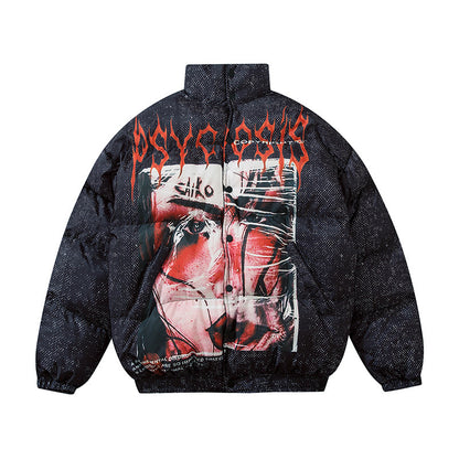 73r1 - West Coast Reversible Printed Puffer Jacket