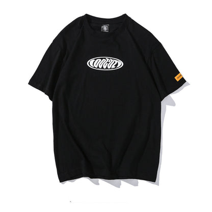73r1 - Hip Hop Couple Loose Short Sleeve Tee