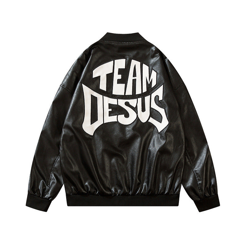 73r1 - Loose Hip Hop Couple Jacket Coat Tide Brand