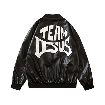 73r1 - Loose Hip Hop Couple Jacket Coat Tide Brand