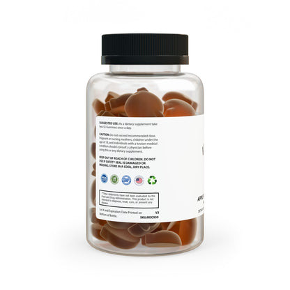 Apple Cider Vinegar Gummies Supplement 73R1 – Energía, Rendimiento y Antioxidantes · 60 gummies