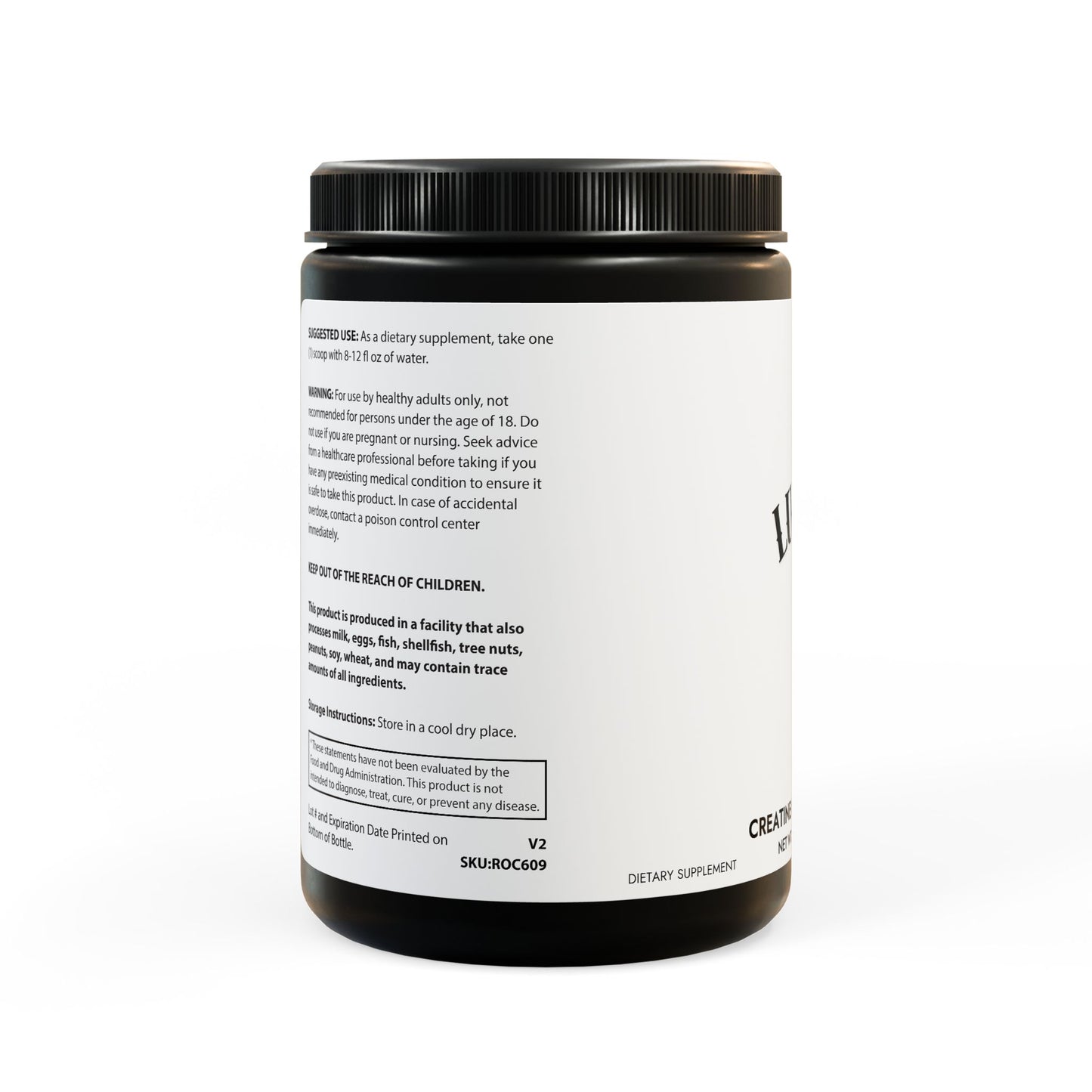Creatine Monohydrate Supplement 73R1 – Potencia, Resistencia y Recuperación · 300 g (10.58 oz)