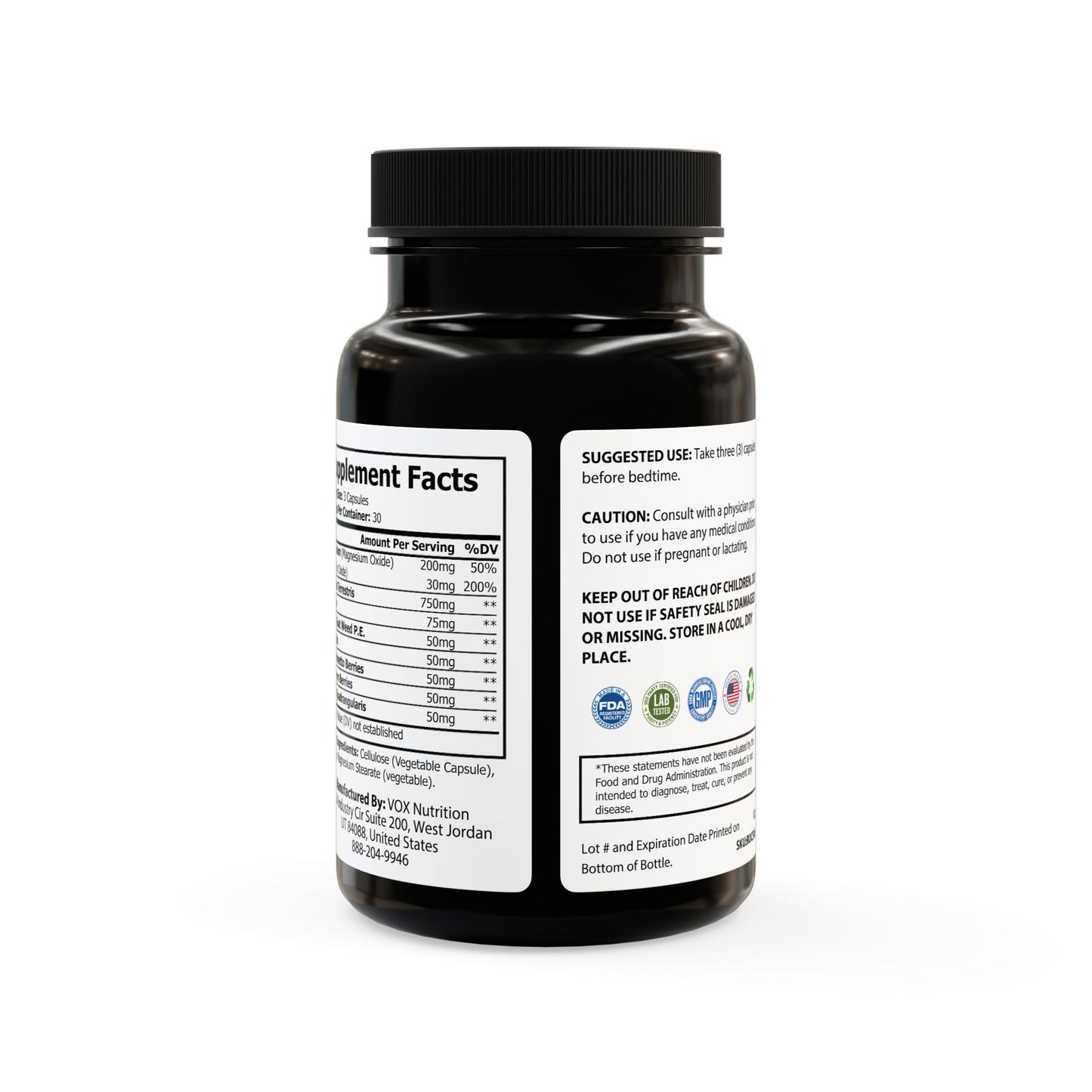 Magnesium Zinc Supplement 73R1 – Rendimiento, Fuerza y Soporte Muscular · 90 cápsulas