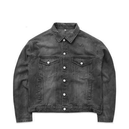 73r1 - Cazadora Denim Graffiti Oversize