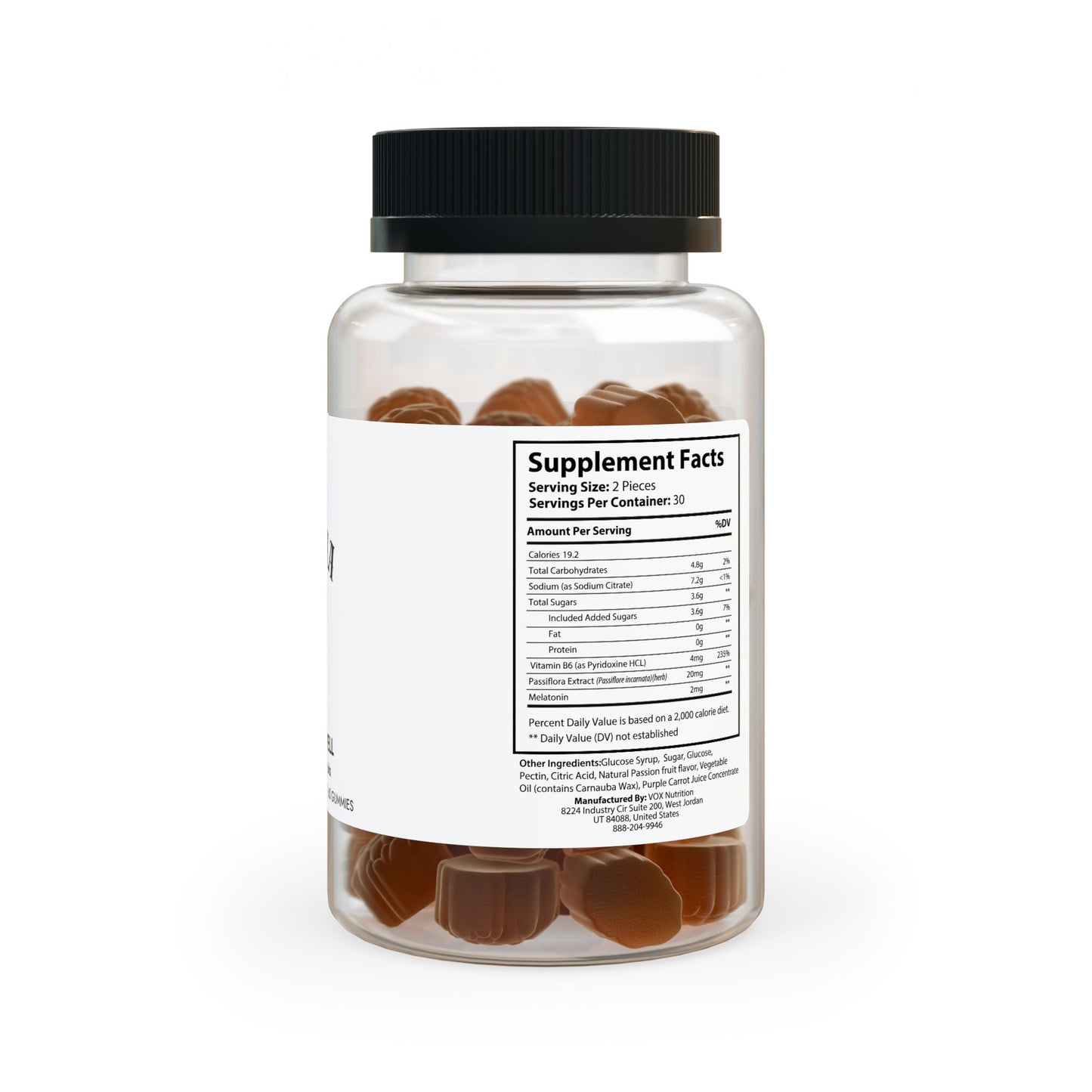 Sleep Well Gummies Supplement 73R1 – Sueño Profundo, Relajación y Ritmo Circadiano · 60 gummies