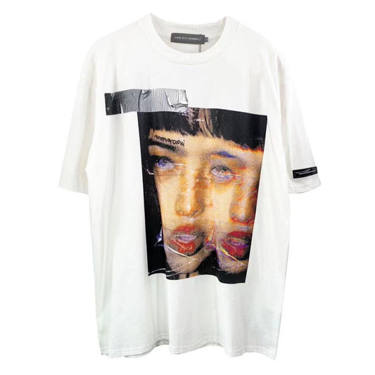 73r1 - Retro Loose Portrait Long-Sleeved Tee