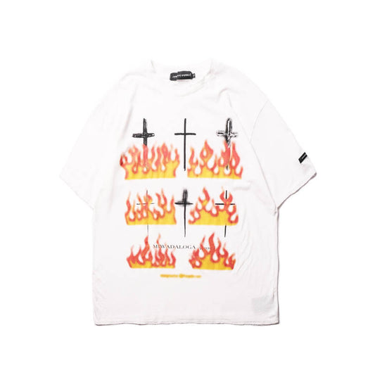 73r1 - Flame Printed Loose Tee