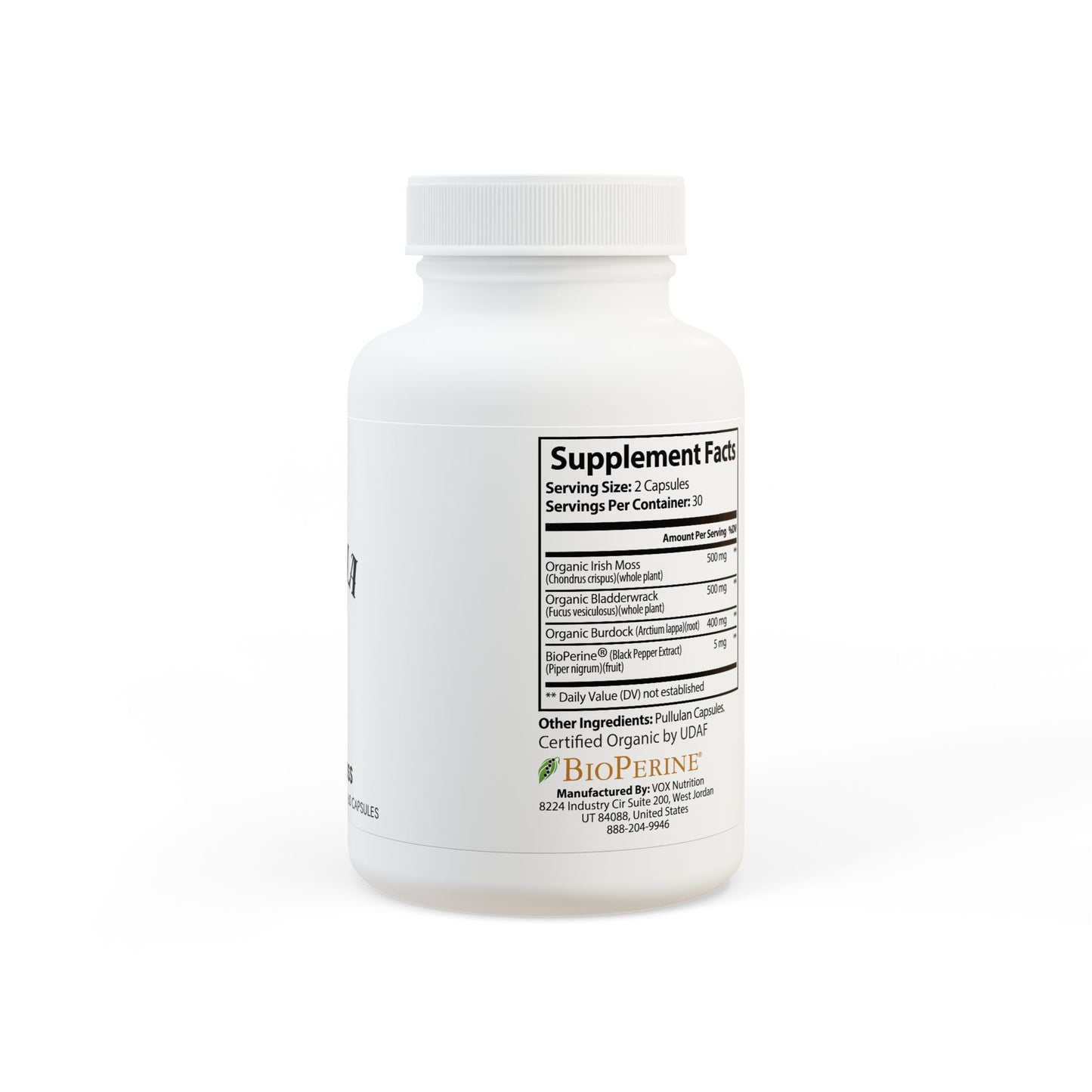 Sea Moss Supplement 73R1 – Vitalidad, Energía y Soporte Mineral (60 cápsulas)