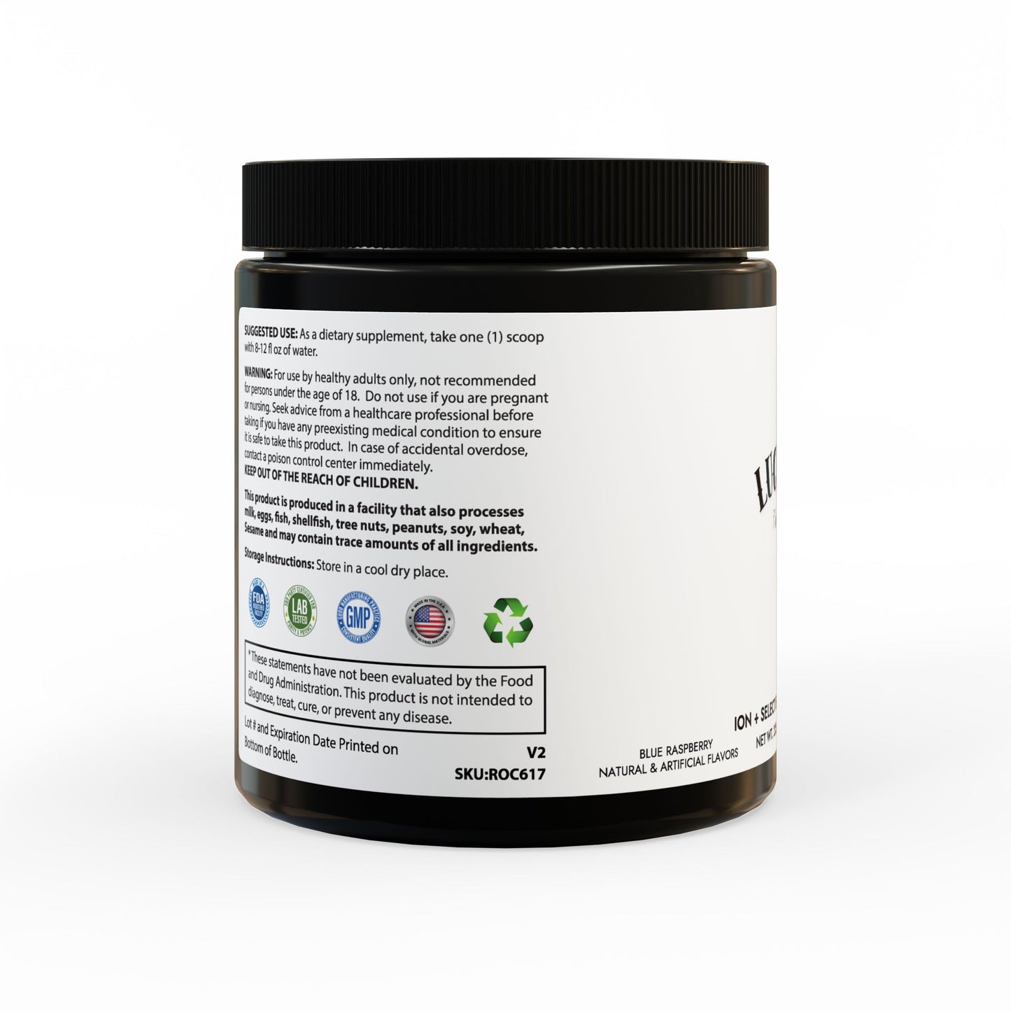 ION + Select Electrolyte Supplement 73R1 – Hidratación, Rendimiento y Recuperación · 225 g (7.9 oz)