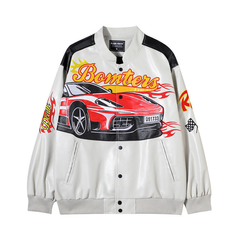 73r1 - High Street Printed Dyed Polyester Jacket