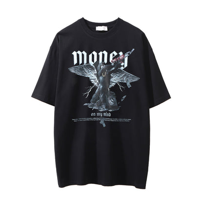 73r1 – AngelFade Capsule · Washed Graphic Tee · Celestial Erosion Cut