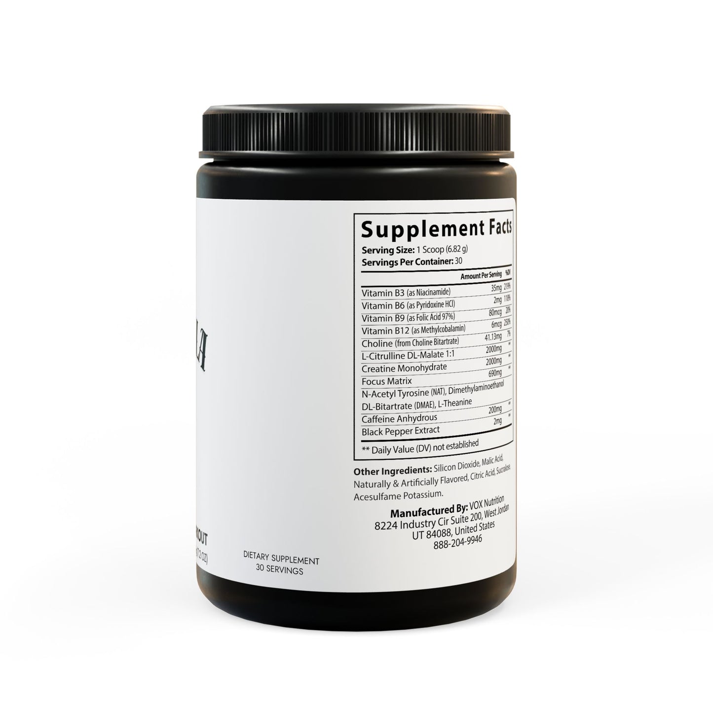 Pre-Workout Supplement 73R1 – Energía, Resistencia y Amplificador Muscular (Sabor Fruit Punch) · 204 g (7.2 oz)