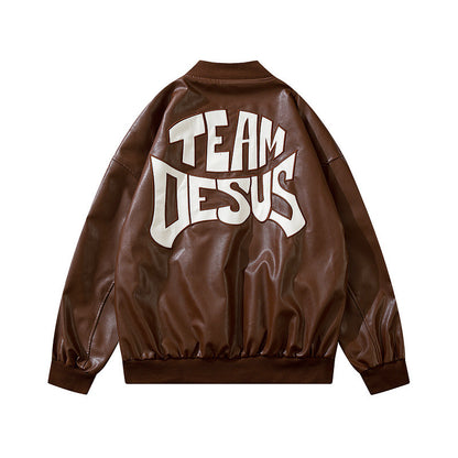 73r1 - Loose Hip Hop Couple Jacket Coat Tide Brand