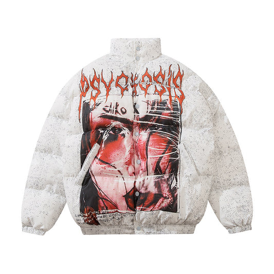 73r1 - West Coast Reversible Printed Puffer Jacket