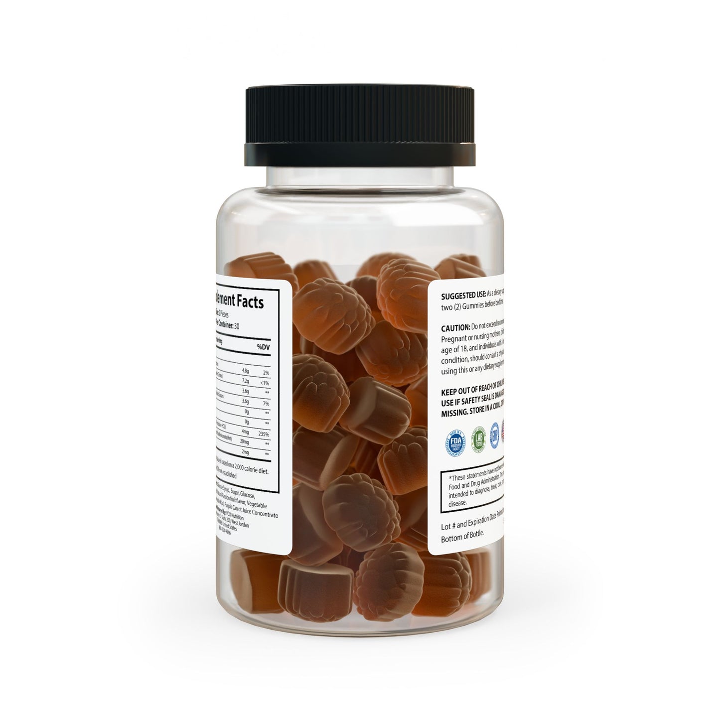 Sleep Well Gummies Supplement 73R1 – Sueño Profundo, Relajación y Ritmo Circadiano · 60 gummies