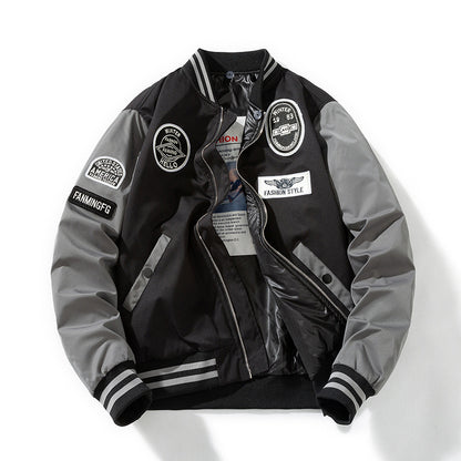 73r1 - Pilot Cotton-padded Coat Men Thick Loose Plus Size Cotton Clothes