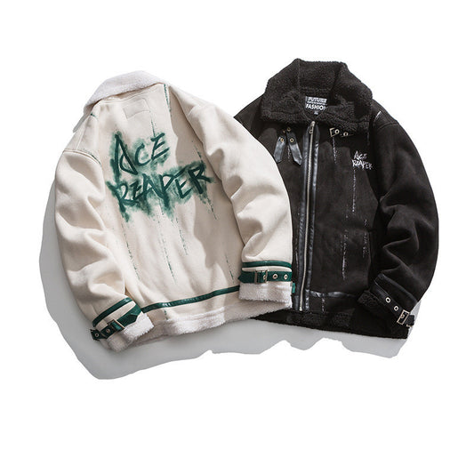 73r1 - New Winter Clothes Plush Cotton-padded Coat