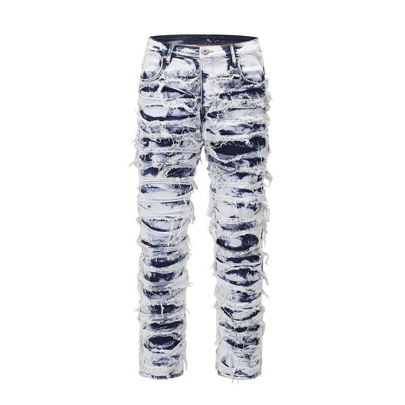 73r1 - European Style Straight Denim Pants Q060 Men