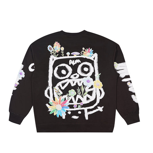 73r1 - Sudadera Casual Monster Couple