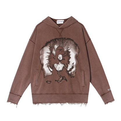 73r1 - Sudadera street con capucha y estampado Devotion Awakening