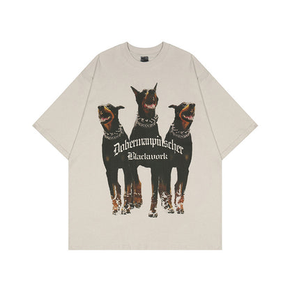 73r1 – HoundVerse Capsule · Urban Graphic Tee · Vintage Distress Cut