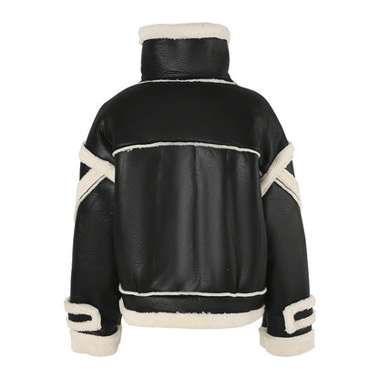 73r1 - Thick Loose Cotton Coat For Motorcycle Clothes