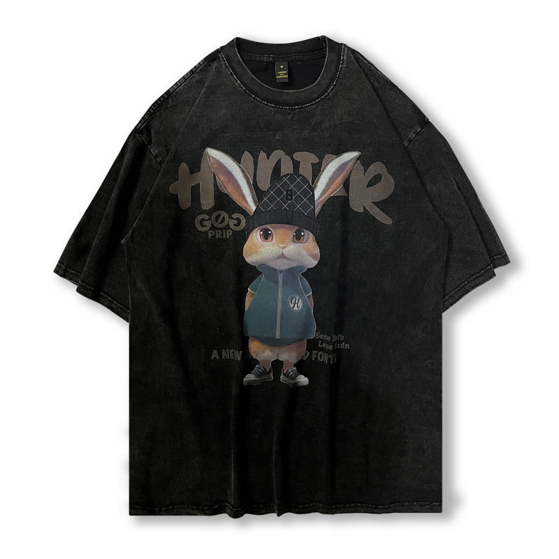 73r1 - High Street Abstract Graphic Short Sleeve Tee Unisex