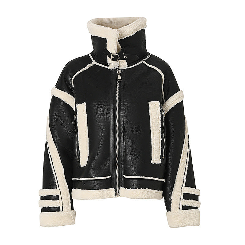 73r1 - Thick Loose Cotton Coat For Motorcycle Clothes